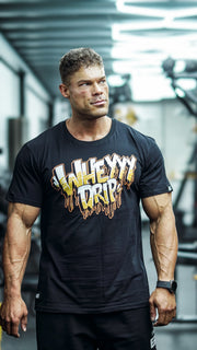 Wheyyy Drip T-Shirt - Black - Vintage Genetics