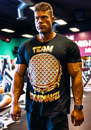 Team Stroopwafel T-Shirt - Black - Vintage Genetics