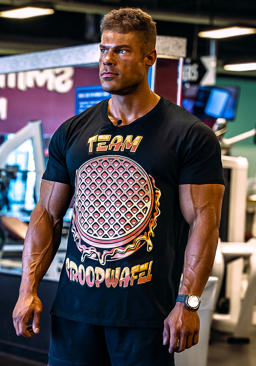 Team Stroopwafel T-Shirt - Black - Vintage Genetics