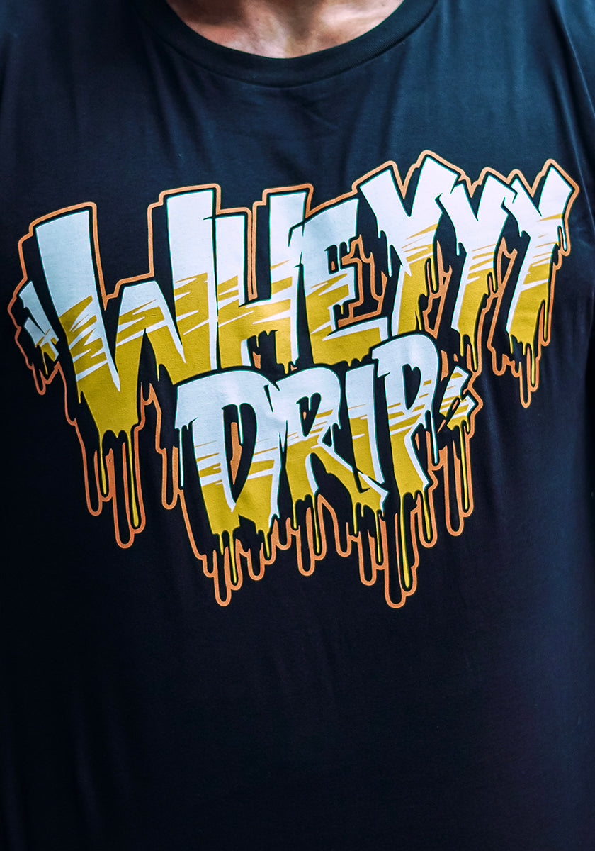 Wheyyy Drip T-Shirt - Black - Vintage Genetics