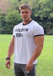 Golden Era Ringer Shirt - White - Vintage Genetics