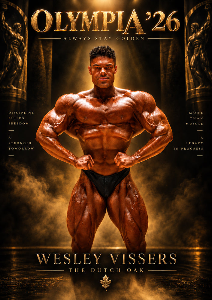 A3 Poster - Wesley Vissers - Front Lat Spread