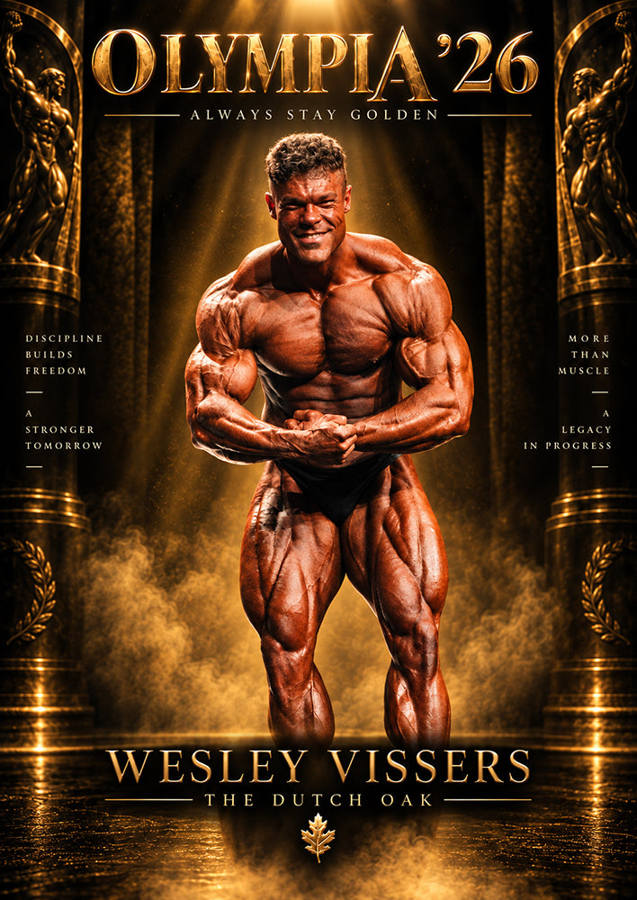 A3 Poster - Wesley Vissers - Most Muscular