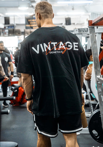 Vintage Oversized Gym Shirt - Sand – Vintage Genetics