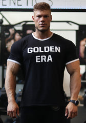 Golden Era Ringer Shirt - Black - Vintage Genetics