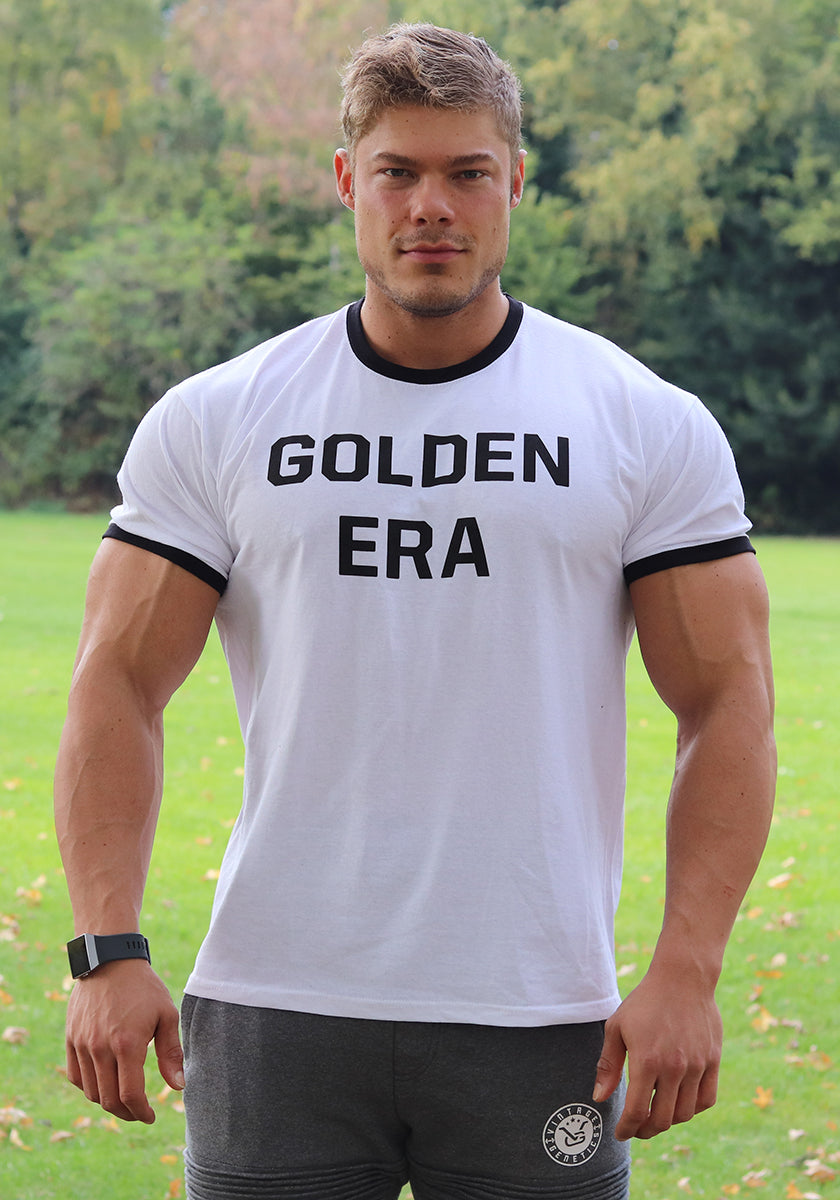 Golden Era Ringer Shirt - White - Vintage Genetics
