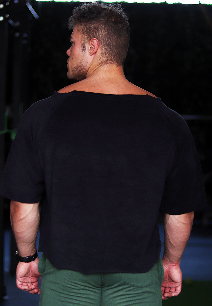 Old-School Oversized Tee - Onyx Black - Vintage Genetics