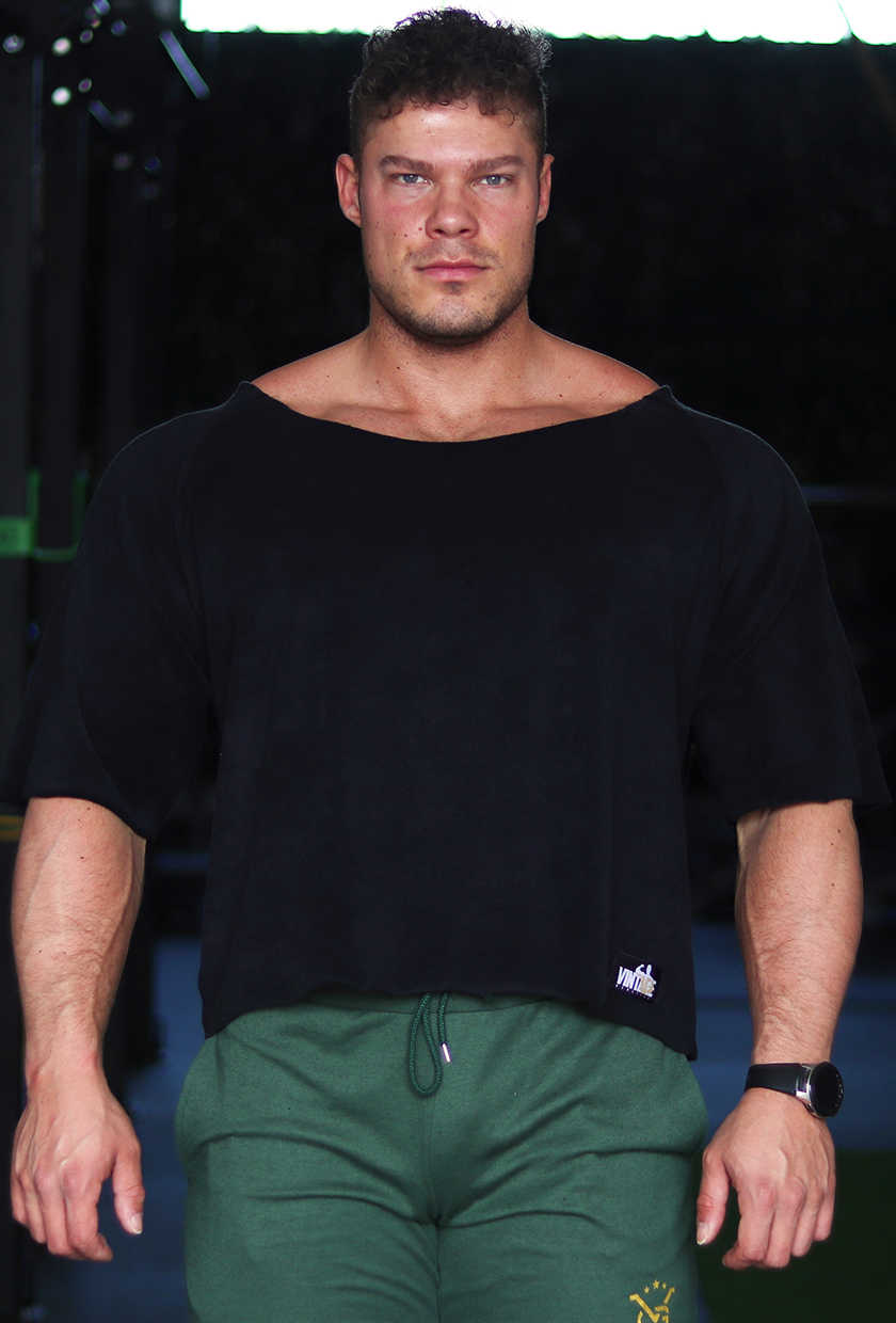 Old-School Oversized Tee - Onyx Black - Vintage Genetics