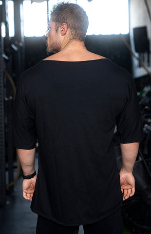 Heavy Oversized Gym Shirt: Vintage - Black – Vintage Genetics